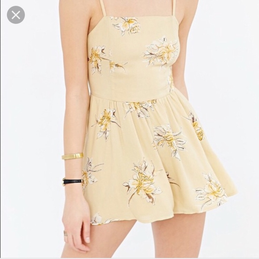 Yellow Flower Romper
